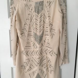 Glamorous beaded dress.